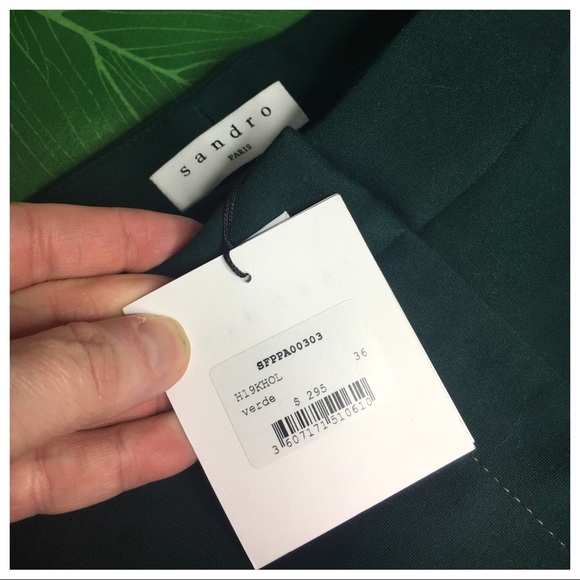 Sandro Khol Side Stripe Wide Leg Pants - Picture 5 of 8